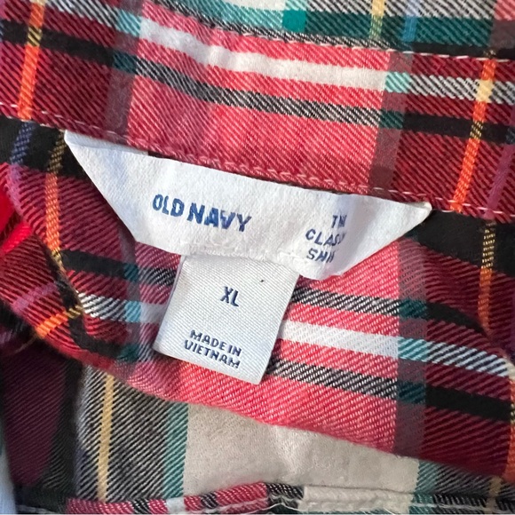 Old Navy Women’s XL Red/Black/White Flannel 100% Cotton Soft - Picture 2 of 7
